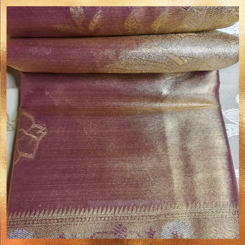 Bridal Kanjivaram Dual Tone body with golden zari. Perfect for weddings & festive wear. Handpicked collection at The Saree Mahal