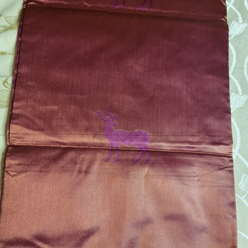 Soft Silk (TSM SS012) : Magenta Copper Jacquard