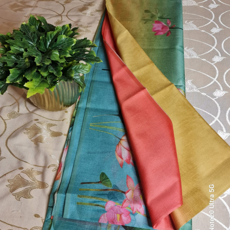 DAILY WEAR (TSM ST002) - Lotus Peach-Yellow-Blue Ombre