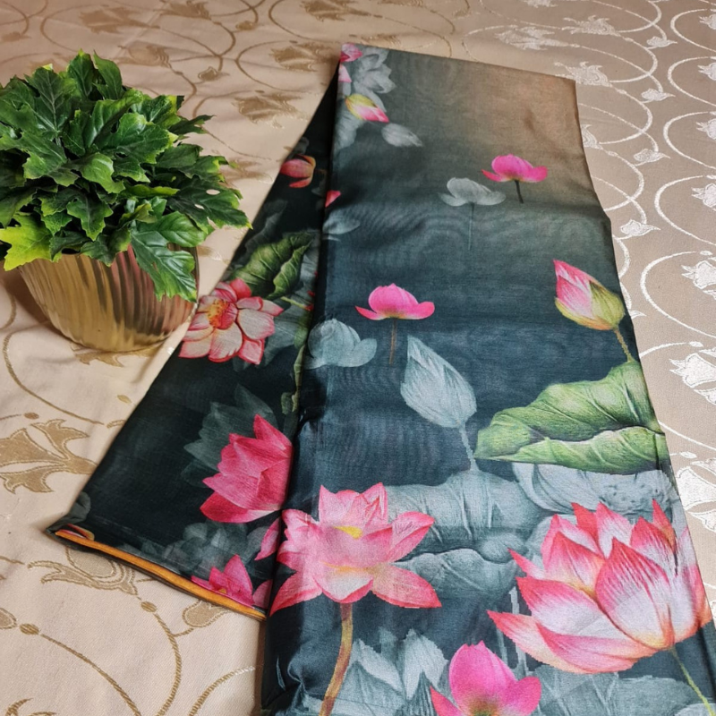 DAILY WEAR (TSM ST005) - Lotus Yellow-Dark Green-Black Ombre