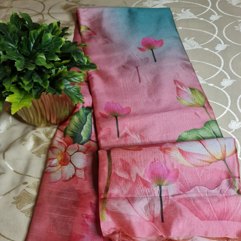 DAILY WEAR (TSM ST006) - Lotus Light Green-Blue-Pink Ombre