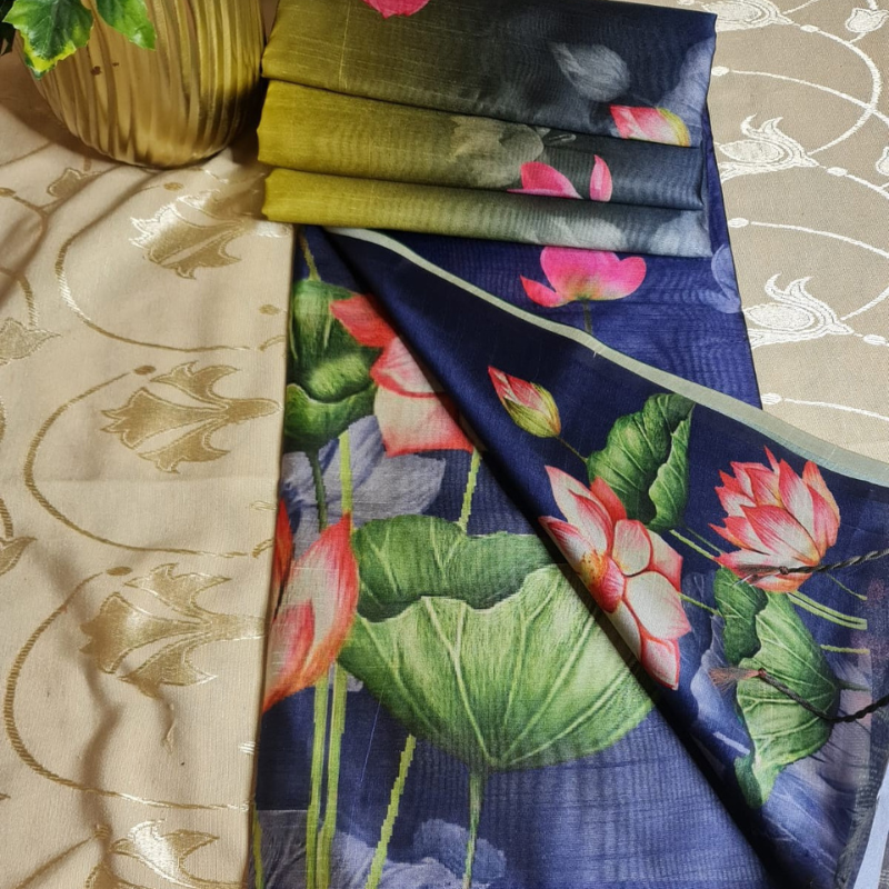 DAILY WEAR (TSM ST007) - Lotus Green-Lime Green-Navy Blue Ombre
