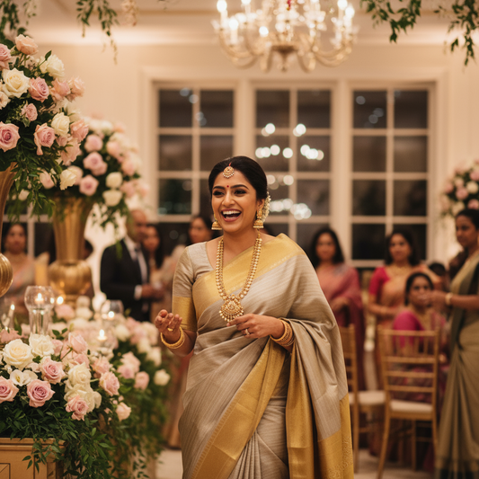 KANJIVARAM (TSM KJ019) - Gold Silver