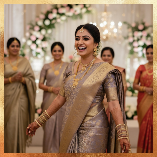 KANJIVARAM (TSM KJ026) - Gold Mauve