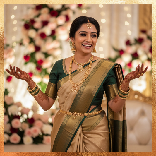 KANJIVARAM (TSM KJ015) - Gold