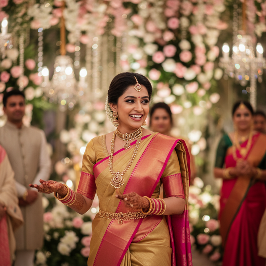 KANJIVARAM (TSM KJ018) - Gold