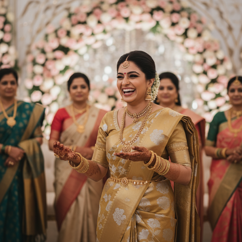 KANJIVARAM (TSM KJ022) - Gold