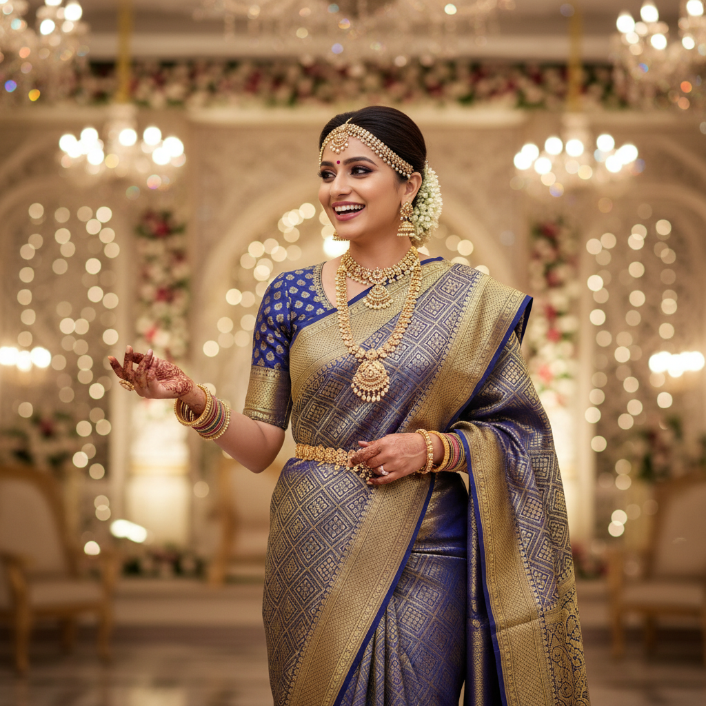 KANJIVARAM (TSM KJ006) - Royal Blue