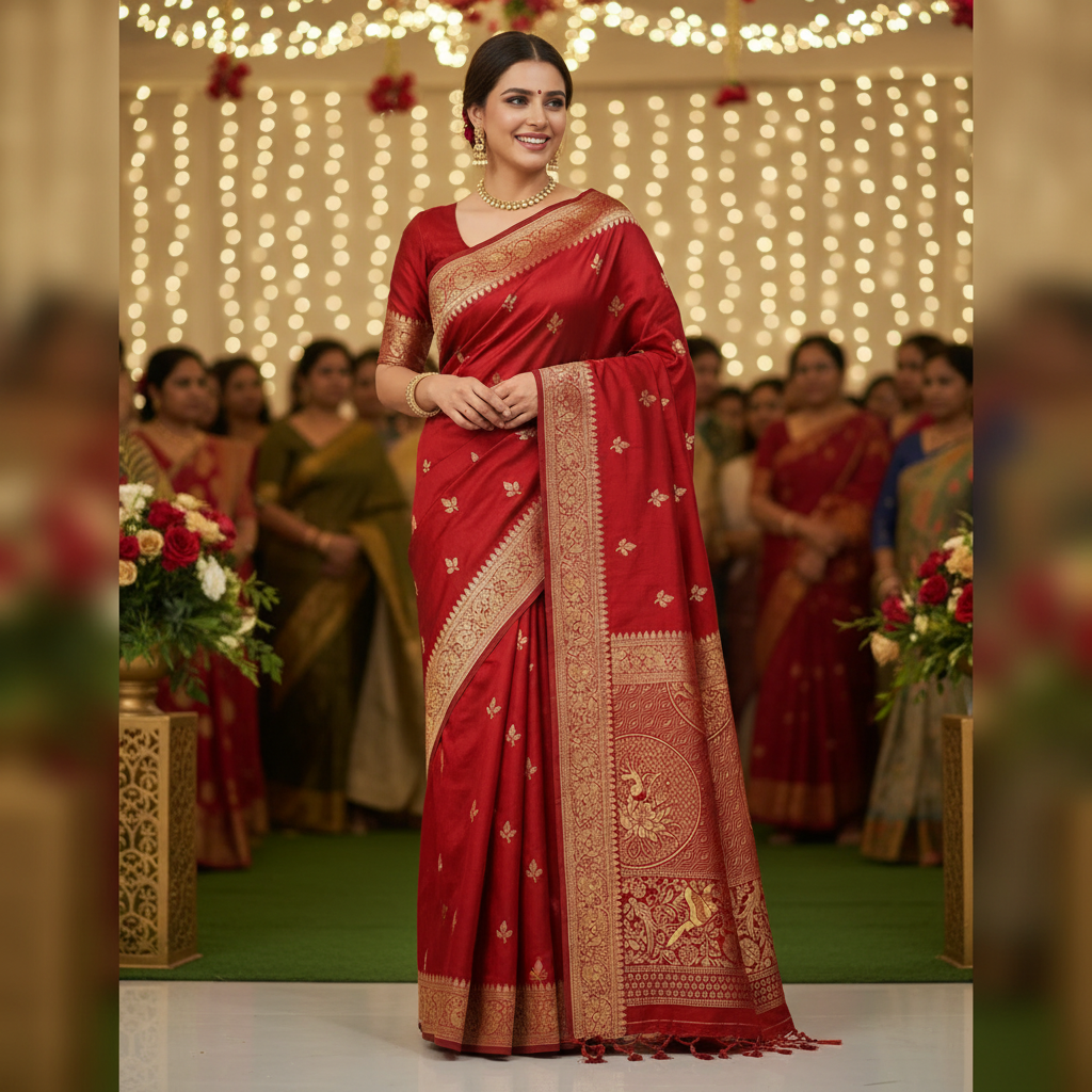 BENARASI (TSM BN004) - Red