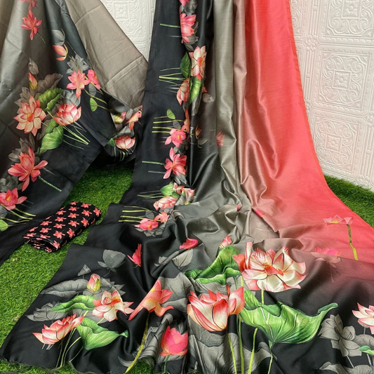 DAILY WEAR (TSM ST003) - Lotus Red-Grey-Black Ombre