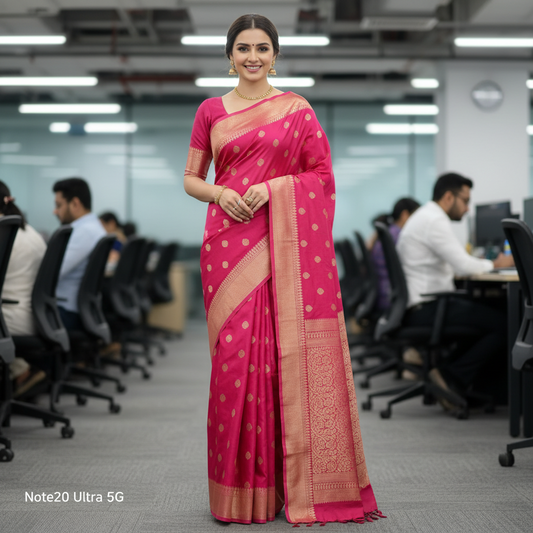 TUSSAR (TSM Tussar011) – Rose Pink